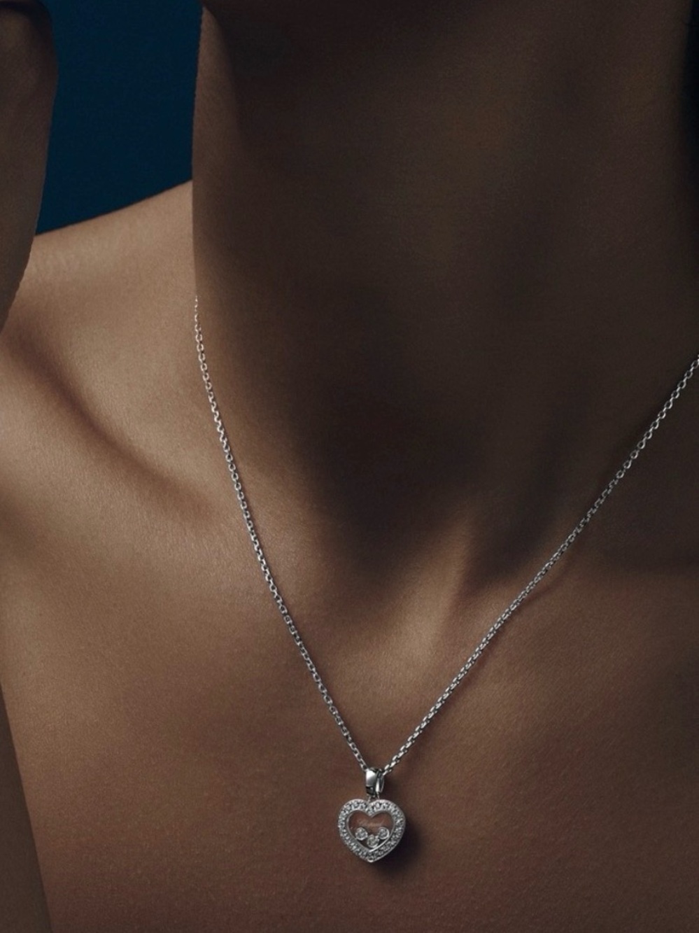 Chopard white gold Heart Pendant Necklace